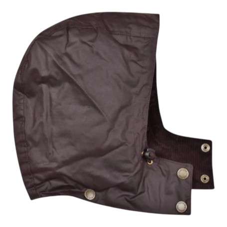 Chaqueta encerada Oxford Blue Olivia Brown