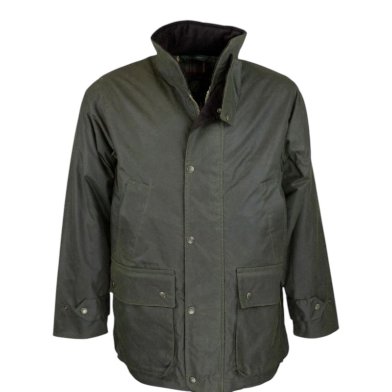 Chaqueta encerada Oxford Blue Kingsbridge Green