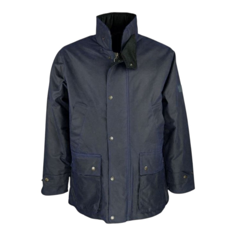 Chaqueta encerada Oxford Blue Kingsbridge Navy
