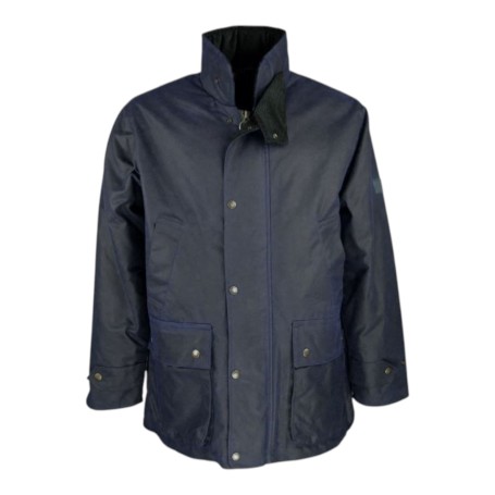 Chaqueta encerada Oxford Blue Kingsbridge Navy