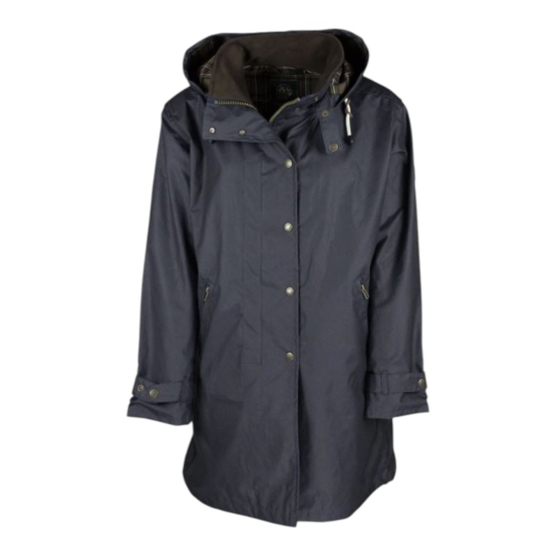Chaqueta encerada Oxford Blue Brighton Navy