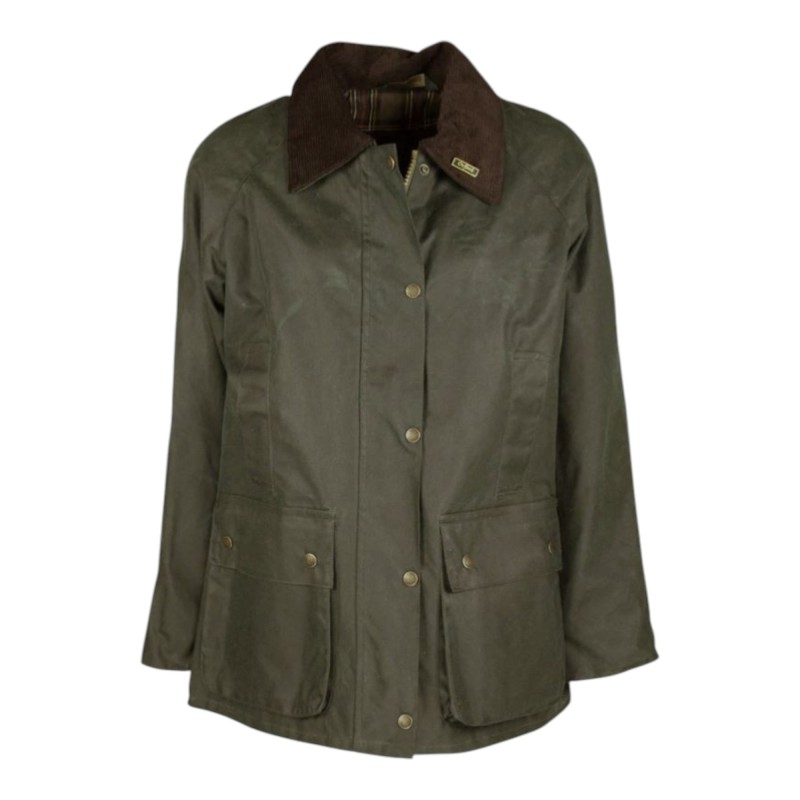 Chaqueta encerada Oxford Blue Countrygirl Padded Dark Olive