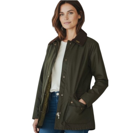 Chaqueta encerada Oxford Blue Countrygirl Padded