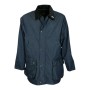 Chaqueta encerada Oxford Blue Countryman Padded Navy