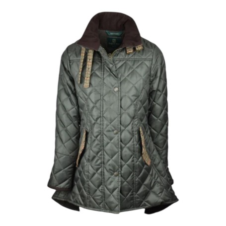 Chaqueta Oxford Blue Roxy Quilted Green