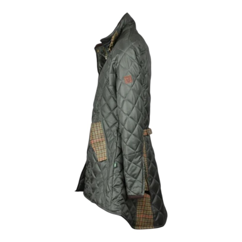 Chaqueta Oxford Blue Roxy Quilted Quilted Green