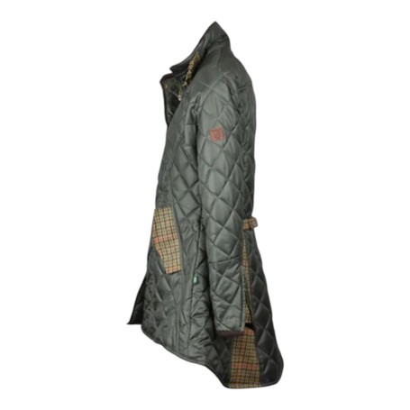 Chaqueta Oxford Blue Roxy Quilted Quilted Green