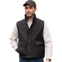 Chaleco encerado Oxford Blue Kensington Quilted Navy