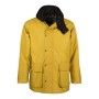 Chaqueta Oxford Blue Knightsbridge encerada lavable Mustard