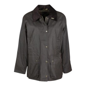 Chaqueta encerada Oxford Blue Countrygirl Brown