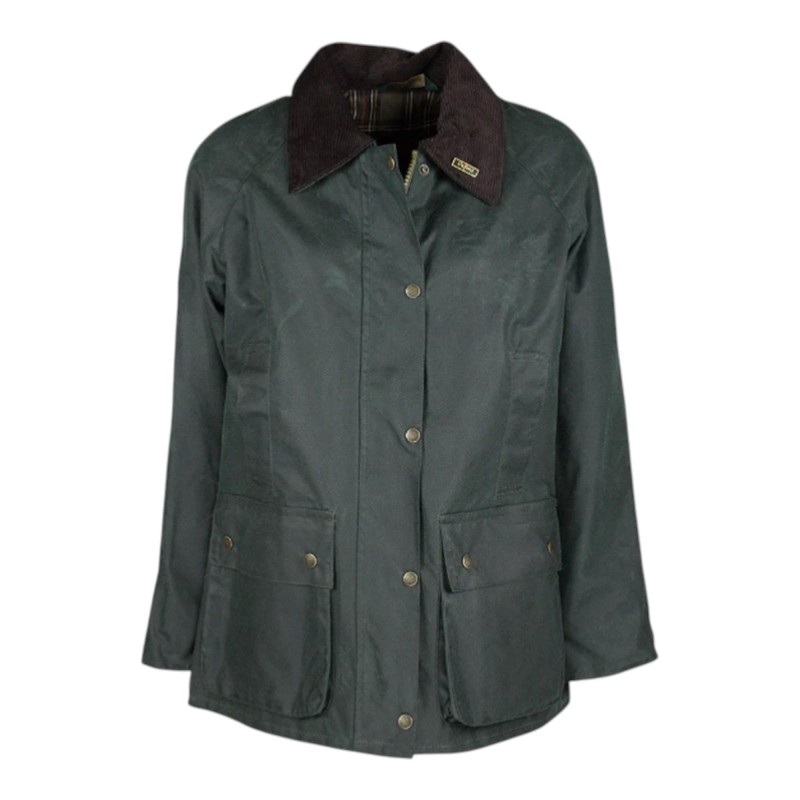 Chaqueta encerfada Oxford Blue Countrygirl Green