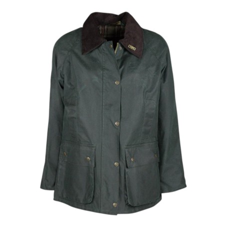 Chaqueta encerfada Oxford Blue Countrygirl Green