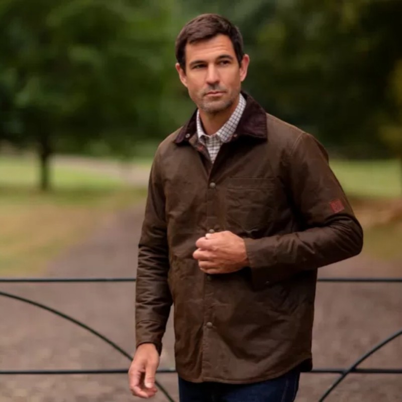 Sobrecamisa encerada Alum Caramel