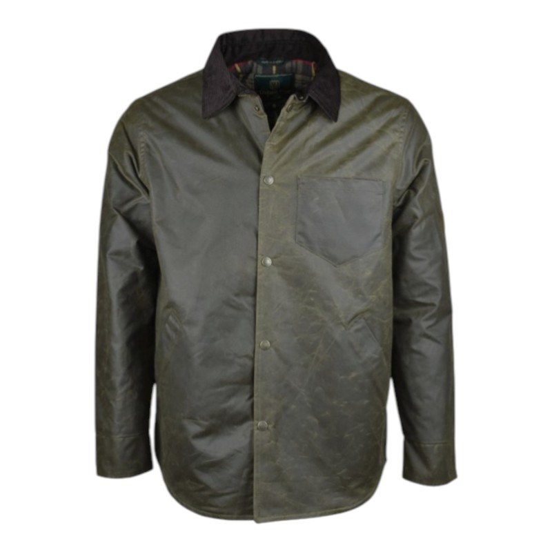 Sobrecamisa encerada Alum Green