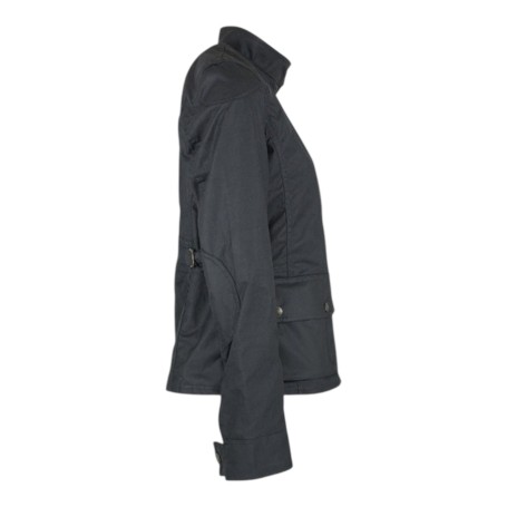 Chaqueta encerada Oxford Blue New York Biker Black