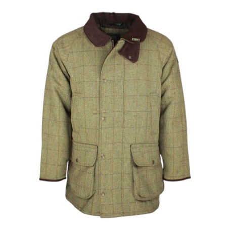 Chaqueta Oxford Blue Brampton Raglan Tweed Sage