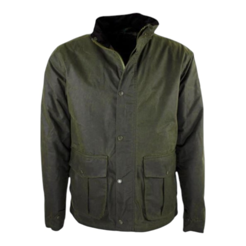 Chaqueta encerada Oxford Blue Kendal Green