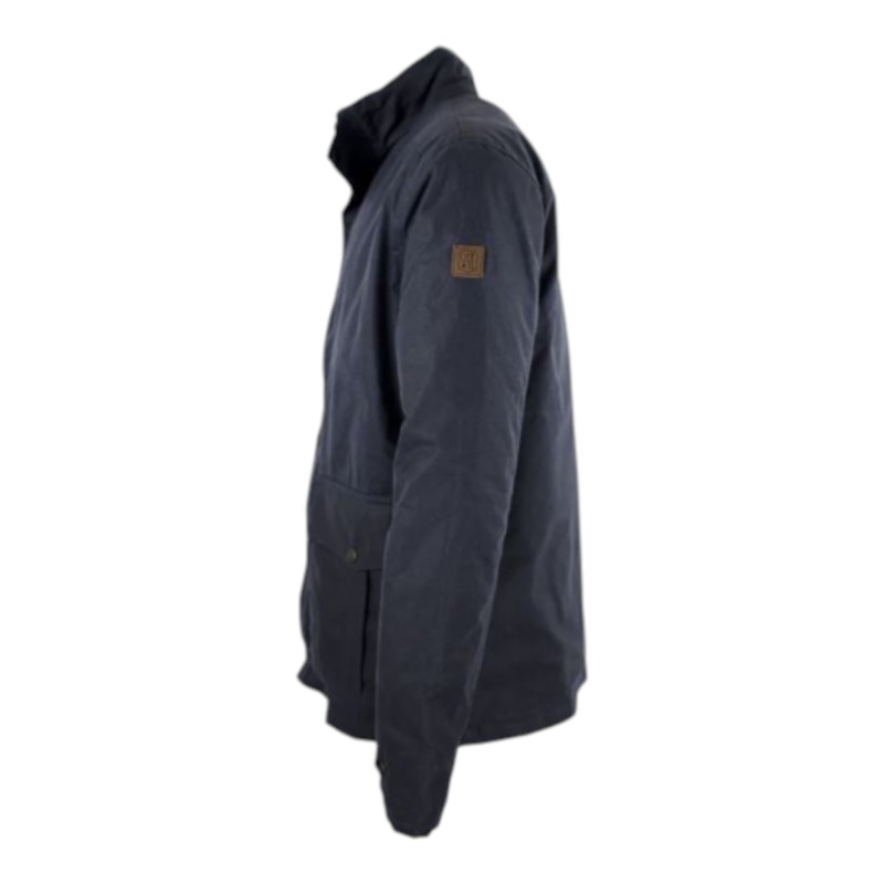 Chaqueta encerada Oxford Blue Kendal Navy
