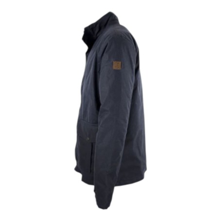 Chaqueta encerada Oxford Blue Kendal Navy