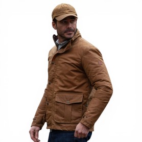 Chaqueta encerada Oxford Blue Kendal Sandstone