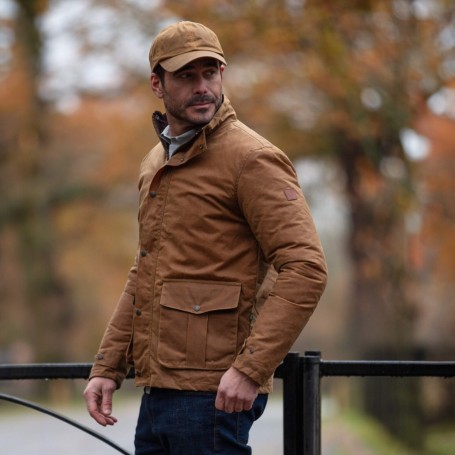 Chaqueta encerada Oxford Blue Kendal Sandstone