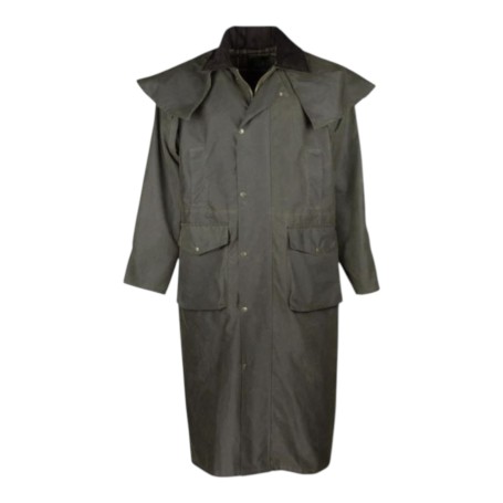 Capa encerada Oxford Blue Deluxe Outback Dark Olive