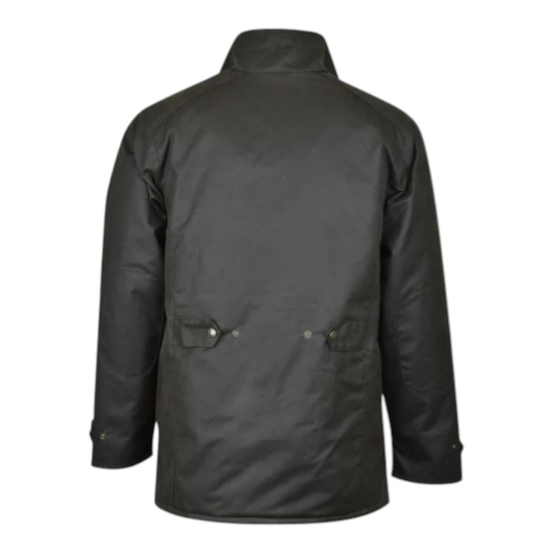 Chaqueta encerada Oxford Blue Fiskar Dark Olive