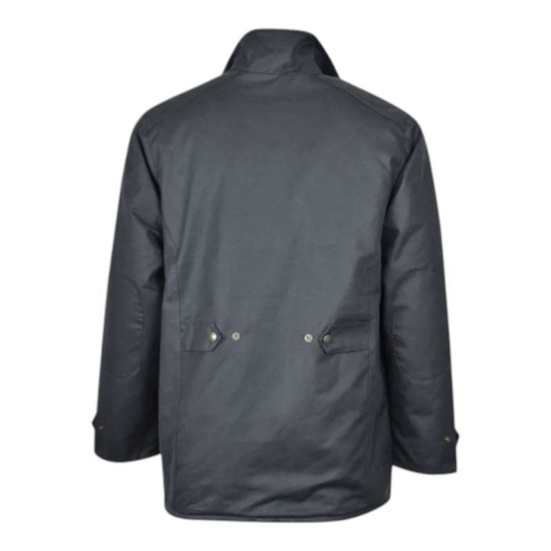 Chaqueta encerada Oxford Blue Fiskar Navy