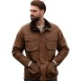 Chaqueta encerada Oxford Blue Fiskar Sand
