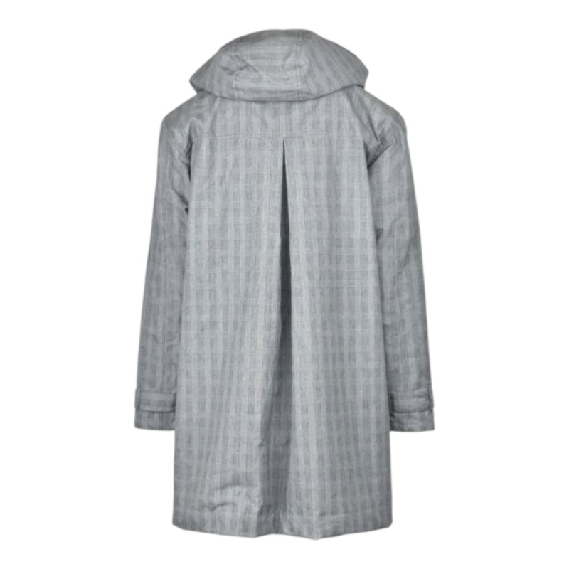 Parka Oxford Blue Tartan Brighton encerada lavable Prince of Wales