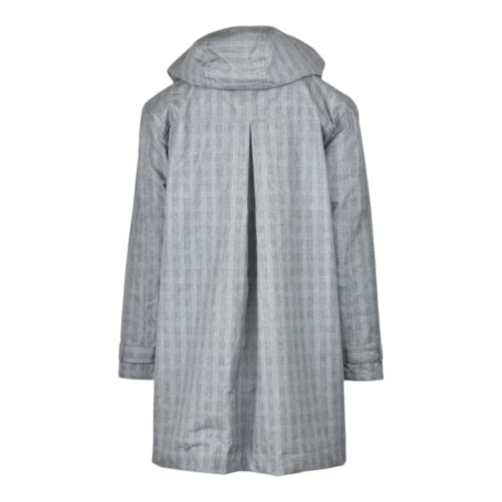 Parka Oxford Blue Tartan Brighton encerada lavable Prince of Wales