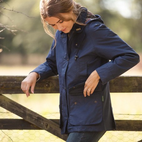 Chaqueta Oxford Blue Cotton Burley Discovery French Navy