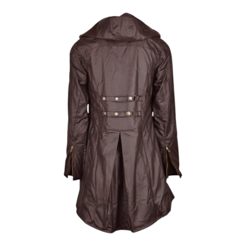 Chaqueta encerada Oxford Blue Katrina Brown