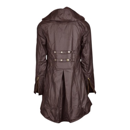 Chaqueta encerada Oxford Blue Katrina Brown