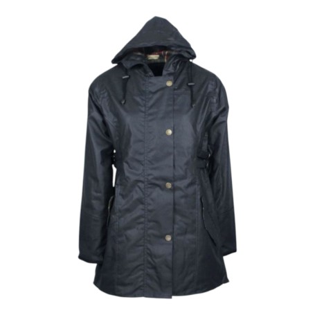 Chaqueta encerada Oxford Blue Katrina Navy