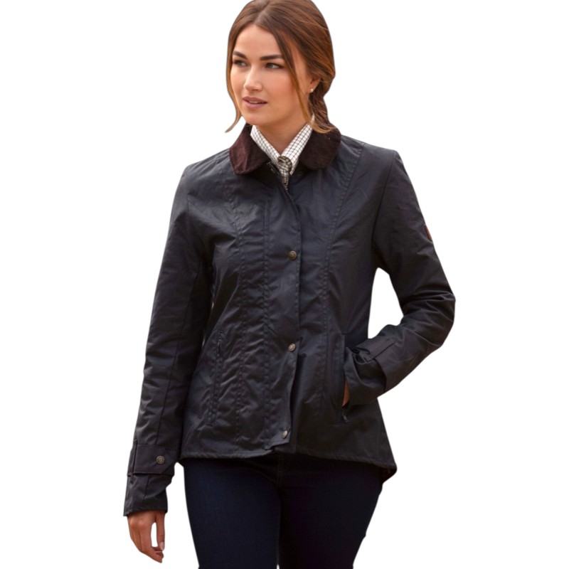 Chaqueta encerada Oxford Blue Ambre Navy