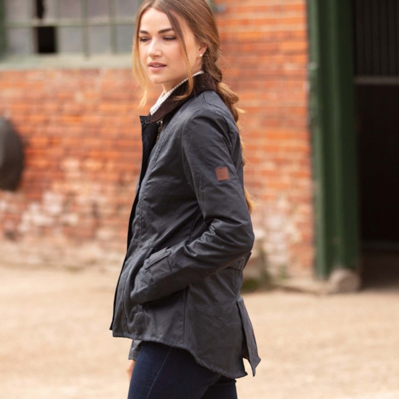 Chaqueta encerada Oxford Blue Ambre Navy