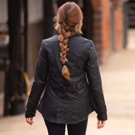 Chaqueta encerada Oxford Blue Ambre Navy