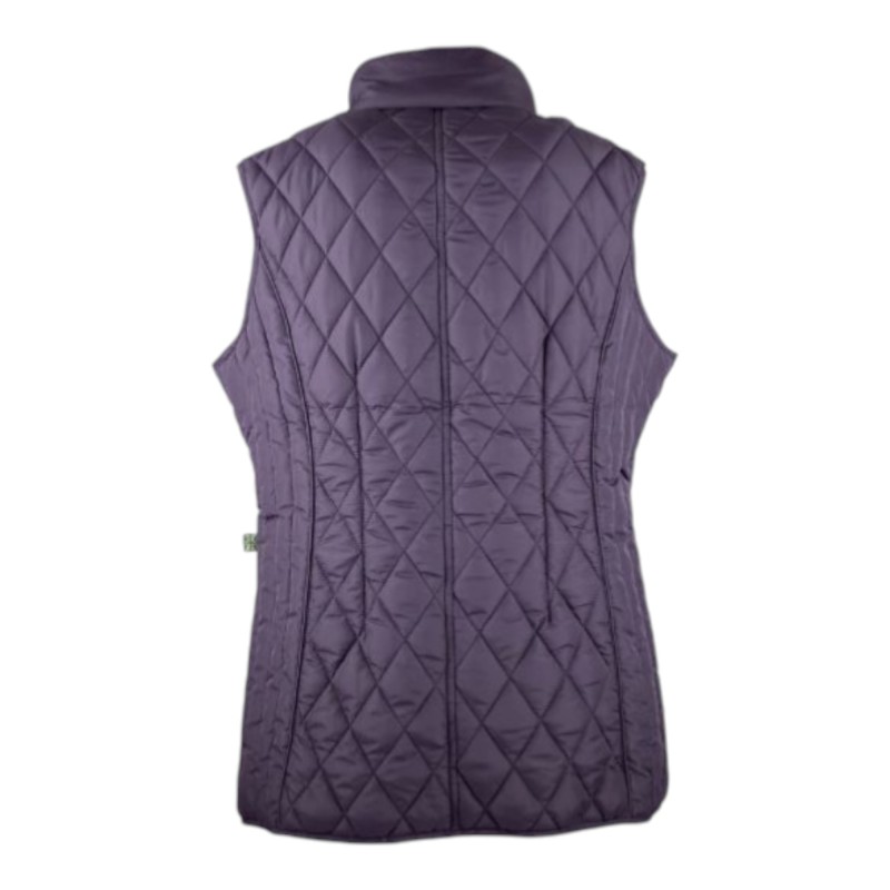 Chaleco Oxford Blue Maya Quilted Plum