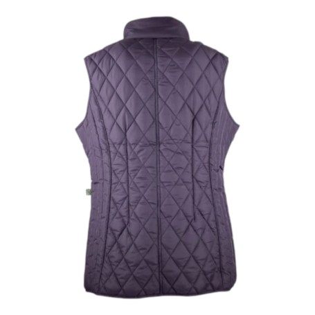 Chaleco Oxford Blue Maya Quilted Plum