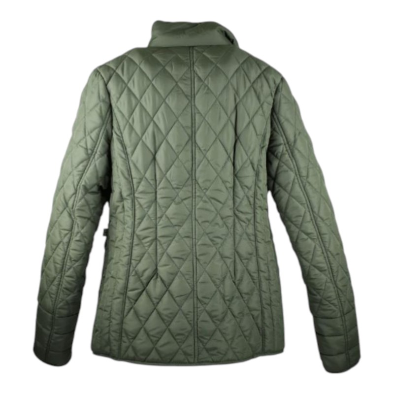 Chaqueta Oxford Blue Maya Quilted Green