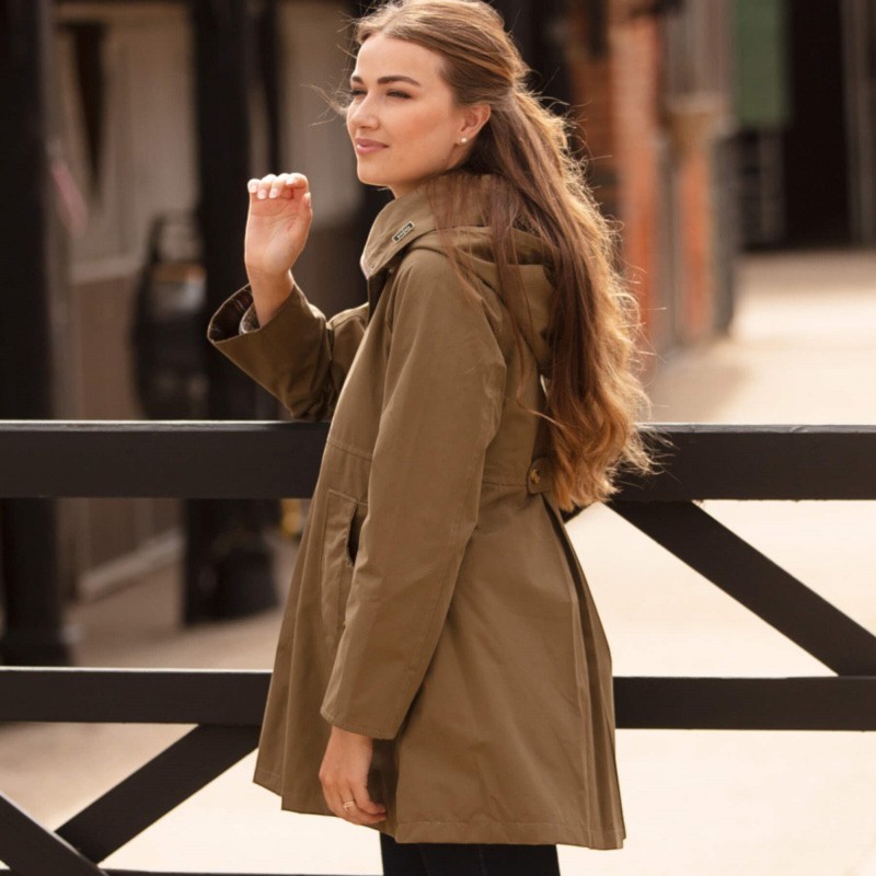 Parka Oxford Blue New England Dark Beige