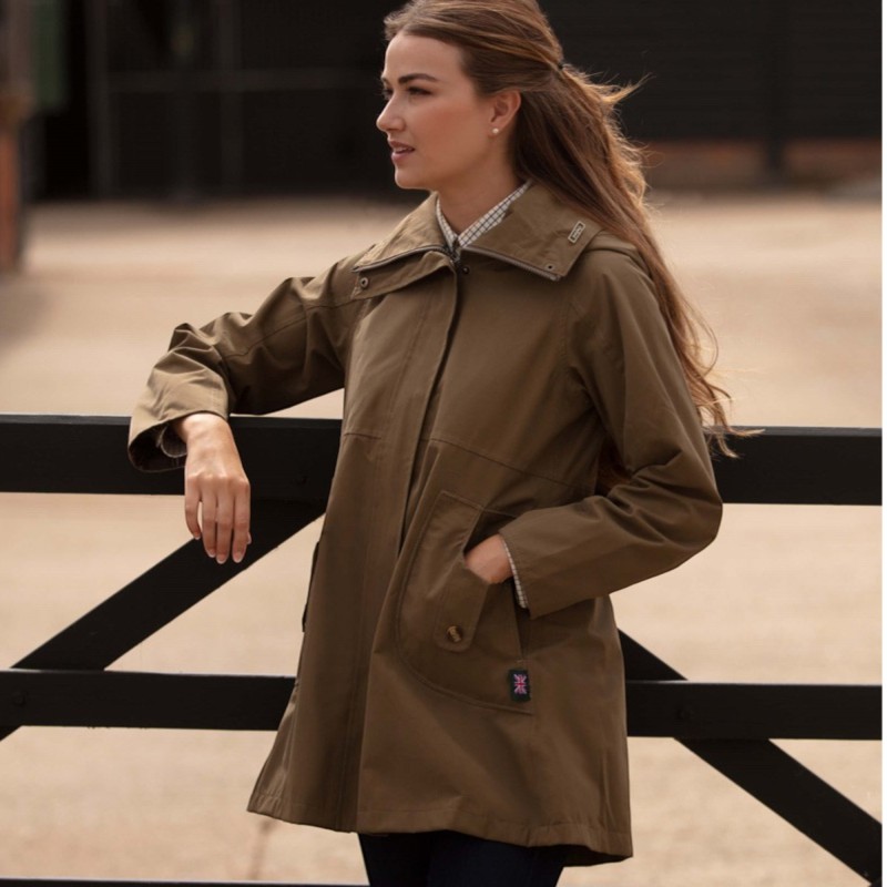 Parka Oxford Blue New England Dark Beige
