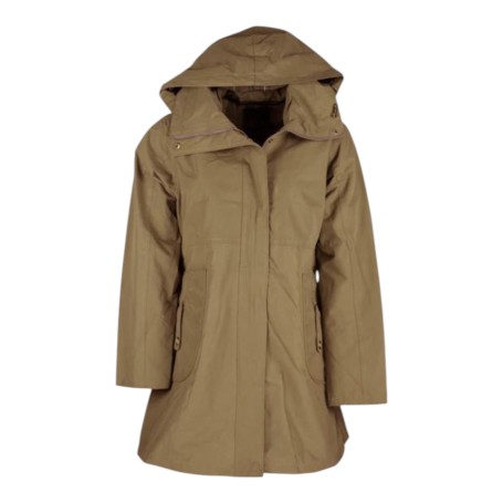 Parka Oxford Blue New England Dark Beige