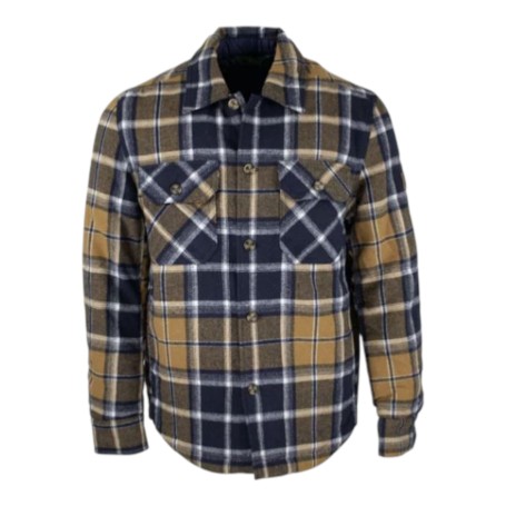 Sobrecamisa Oxford Blue Check Mustard