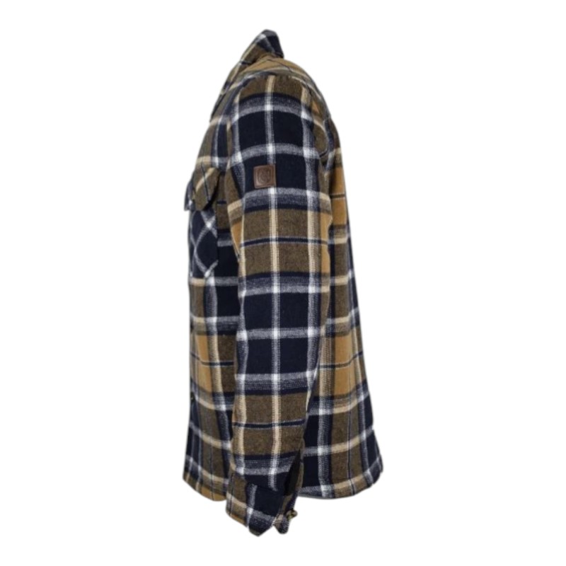 Sobrecamisa Oxford Blue Check Mustard