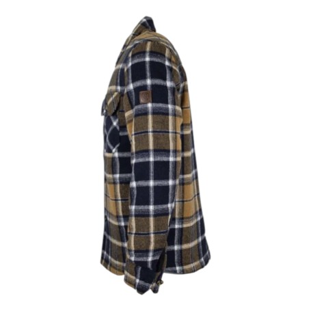 Sobrecamisa Oxford Blue Check Mustard