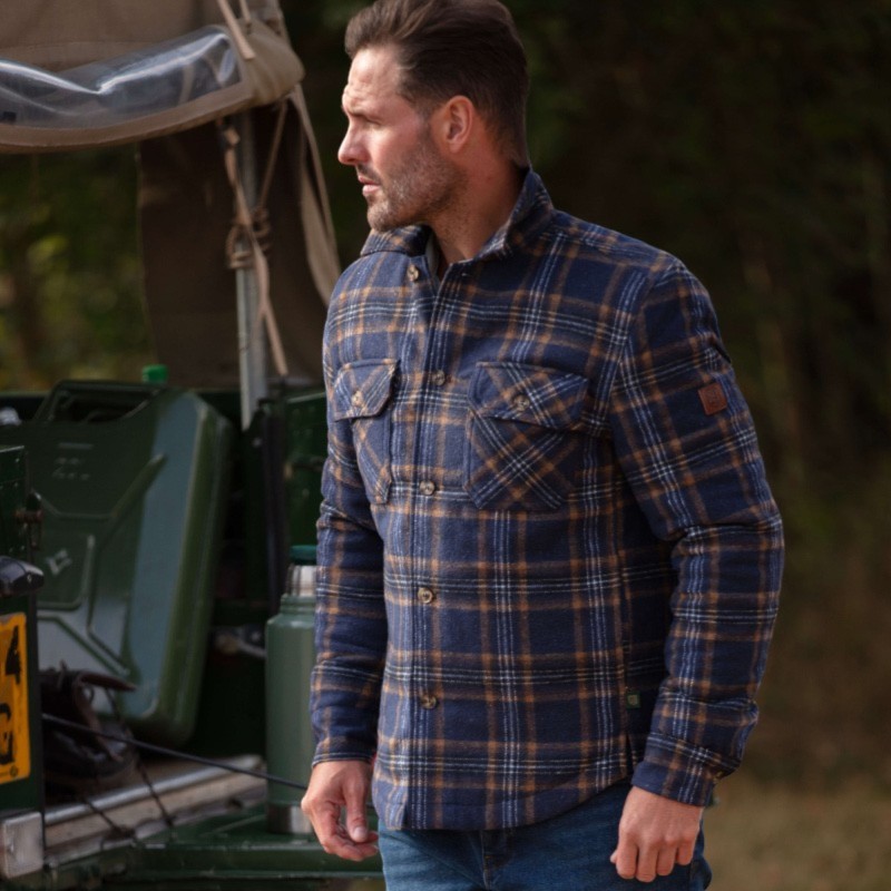 Sobrecamisa Oxford Blue Check Navy