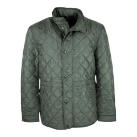 Chaqueta Oxford Blue Leiden Quilted Green