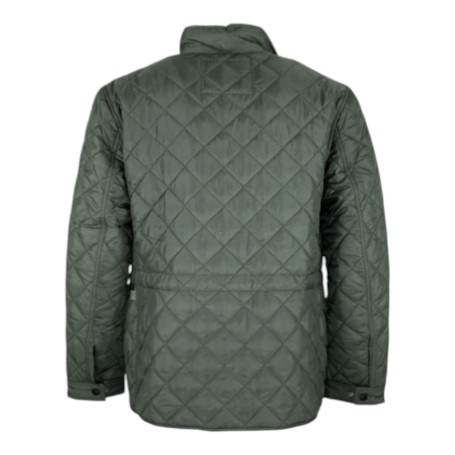 Chaqueta Oxford Blue Leiden Quilted Green